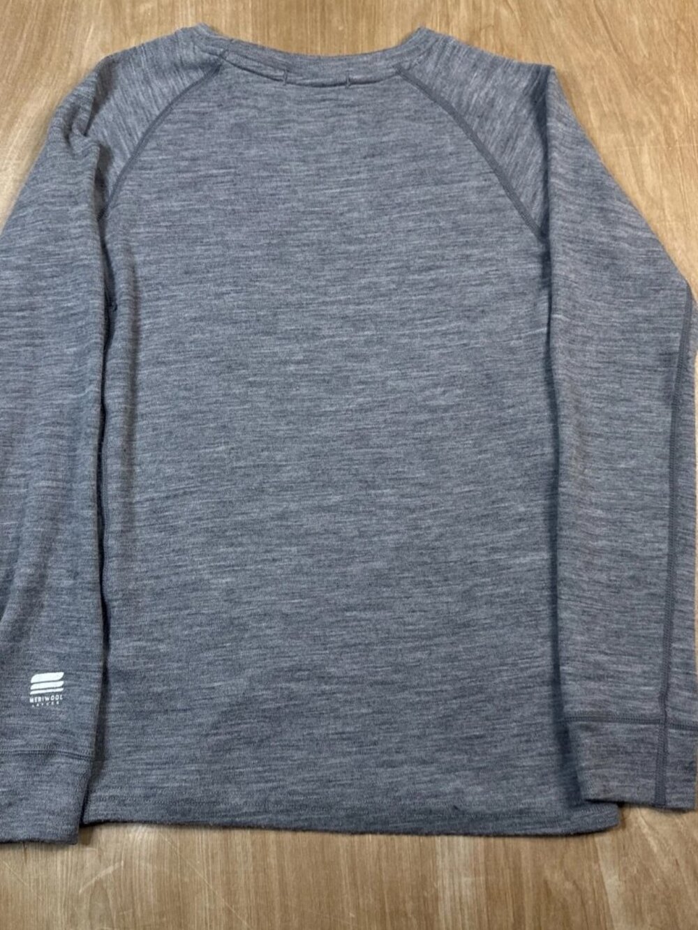 Meriwool Layers Shirt Kids 9-10yrs 250g Base Layer Merino Wool Long Sleeve M - Picture 7 of 7